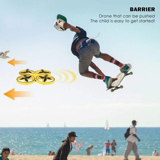 Brand New FIREFLY Smartwatch Intelligent 4-axis Aircraft  Drone Yellow.