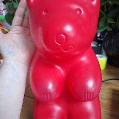 1990s German Kema Keur brand large Gummy Bear light RARE
