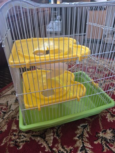 Small Hamster cage with accessories