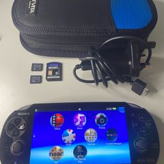 Sony Ps Vita Oled Pch-1003 Bundle 16gb + 4gb Cod Charger Case