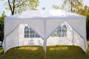 Gazebo Canopy  Party Tent  3m x 6m White