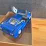 Vintage Bburago Bugatti EB 110 (1991) Blue Diecast Model Car 1/24, Image 8