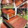 Vintage Solid Mahogany Dresser Image 7