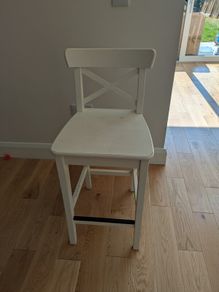 3x IKEA ingolf stools