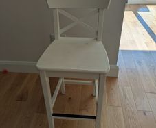 3x IKEA ingolf stools