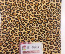 100% Cotton Fabric /Cheetah Ginger