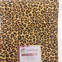 100% Cotton Fabric /Cheetah Ginger
