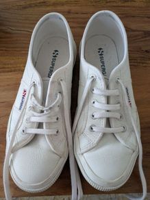leather superga trainers