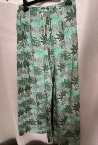 M&S Wide Leg Cropped Trousers