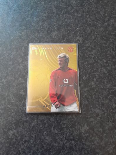 Topps Premier League Flagship 2026/27 - David Beckham Manchester United Gold Lion Card
