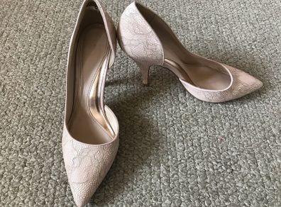 Coast nude high heels size 5