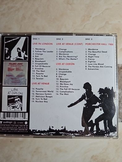 Killing Joke 3CD Boxset  - Bootleg Vinyl Archive Vol.1