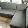 IKEA FRIHETEN Sofa Bed with Storage Dark Grey Very Good Condition Image 3