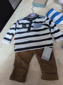 Baby Clothes Bundle. Age  Newborn X 6 Items &  3-6 Months X 3 Items.