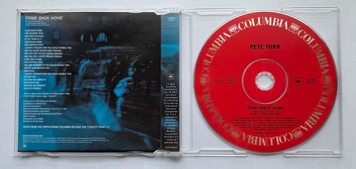 Pete Yorn - Come Back Home - CD Single