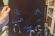 Cold Band Signed Poster &amp; Guitar Pic