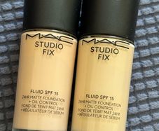 MAC Studio Fix Fluid Broad Spectrum SPF15 Foundation in N4 and NC12 brand new