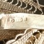 Vintage Maltese 917 Silver Filigree Butterfly Brooch Image 5