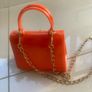 Girl's Mini Orange Crossover Bag Image 4