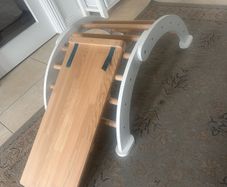 wooden climbing frame