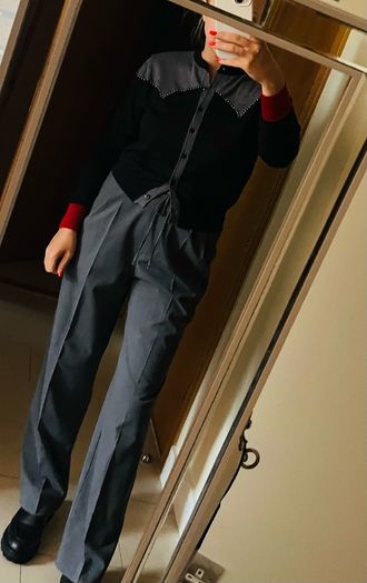 Pinko grey brand new trousers