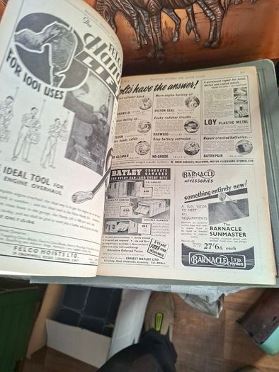 Old Heavy Practical Motorist and Motor Cyclist Repair Book Lots of Old Advertisements, postage available or collection