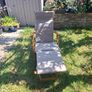 garden steamer chair and cushion Image 4
