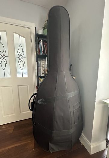 1/2 double bass rigid case