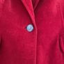 Karen Mullen red velvet blazer Size 10 Image 3