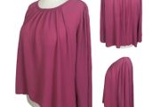 d.e.c.k by Decollage  price includes postage Pink Long Sleeve Blouse /Top Uk 18 -made in italy