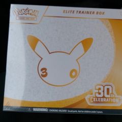 30th anniversary ETB sealed , pokemon 30tb anniversary elite trainer box