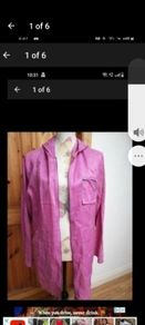 Sasha 100% cotton pink lightweight Jacket, new never worn..