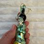 Disney World Mickey Mouse Statue of Liberty Glass Christmas Ornament Damaged NO NOSE Please see photos Image 10