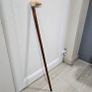 antique wooden cane or walking stick Image 2