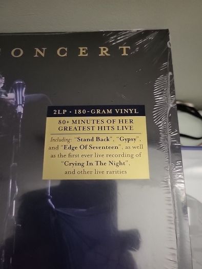Stevie Nicks live in concert 24 karat gold tour double vinyl
