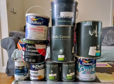 Paint, many colours