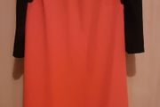 red &amp; black day dress