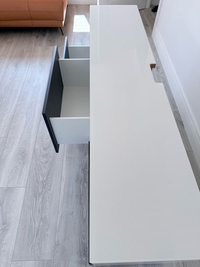 TV stand with doors
