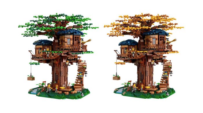Lego 21338 A Frame Cabin & 21318 Tree House