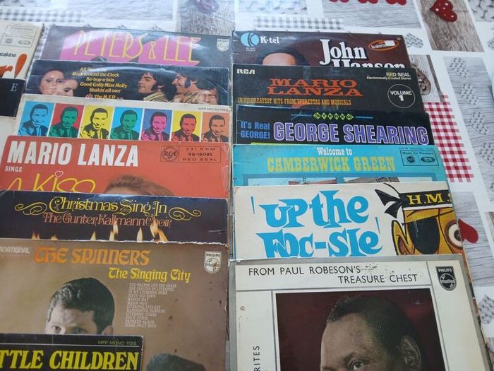 Vinyl Large Record Bundle For Crafting Upcycling DIY Joblot