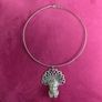 Art Nouveau silver pendant Image 7