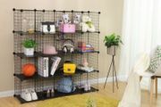 16 cube metal wire storage system, DIY cabinet