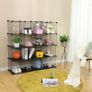 16 cube metal wire storage system, DIY cabinet Image 4