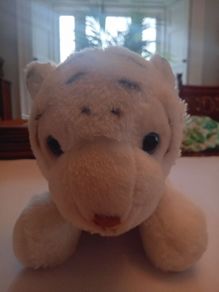 ADORABLY fluffy tiger plush!