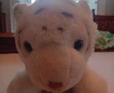 ADORABLY fluffy tiger plush!