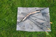 Archery Bow, hobby hunter Recurve 62" (25 to 50 lbs), +3x carbon arrows