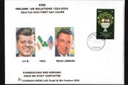 2024 Ireland Centenary Diplomatic Relations with USA Commemorative Stamp PaddyAchill First Day Cover (FDC)