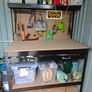 Work bench with drawer and storage Image 2