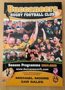 2024/2025 Buccaneers Rugby Football Club Programme