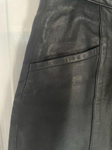 Vintage Leather Skirt